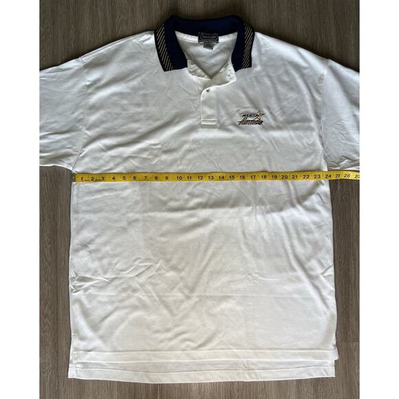 Houston Astros Polo Shirt Mens XL White Short Sleeve Vintage Y2K MLB Baseball - Picture 4 of 7